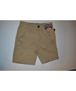 Cherokee Boys Flat Front Shorts Size 4 NWT Khaki Adj Waist Band - £10.35 GBP