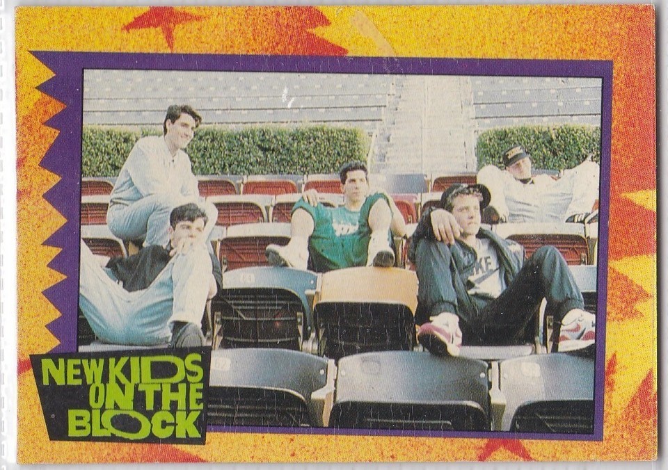 MM) 1989 Big Step Production Trading Card New Kids On The Block #81 Big ... - $1.97