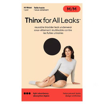 Thinx For All Leaks Light Absorbency Hi-Waist Bladder Leak Underwear Reu... - $198.26 MXN