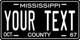 Mississippi 1967 Personalized Tag Vehicle Car Auto License Plate - £13.13 GBP