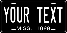 Mississippi 1928 Personalized Tag Vehicle Car Auto License Plate - $16.75