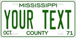 Mississippi 1971 Personalized Tag Vehicle Car Auto License Plate - $16.75