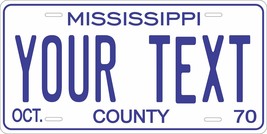 Mississippi 1970 Personalized Tag Vehicle Car Auto License Plate - $16.75
