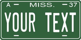 Mississippi 1937 Personalized Tag Vehicle Car Auto License Plate - £13.17 GBP