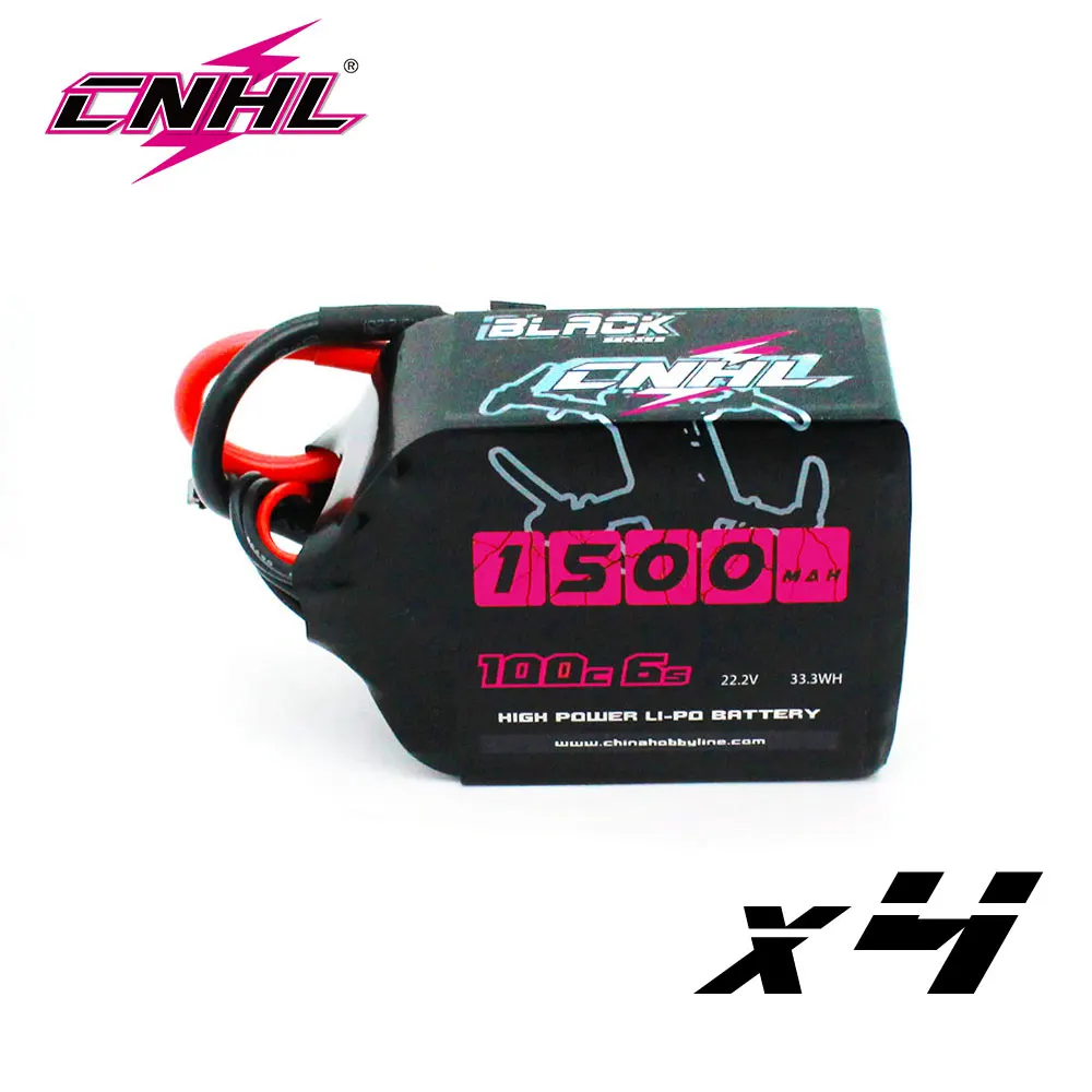 4PCS CNHL 4S 6S 14.8V 22.2V Lipo Battery 4pcs 1500mah 100c 6s - £112.43 GBP