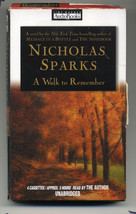 &quot;A WALK TO REMEMBER&quot; by Nicholas Sparks Cassette Audiobook Unabridged - £11.06 GBP