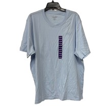 Champion S/S Classic Letter Logo Crewneck T-Shirt Blue Trance Size XXL New - $282.71 MXN