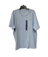 Champion S/S Classic Letter Logo Crewneck T-Shirt Blue Trance Size XXL New - $20.17 CAD