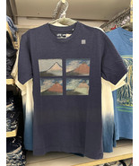 NWT UNIQLO UT Hokusai Remix Mount Fuji Blue Graphic Short Sleeve T-shirt... - £21.55 GBP