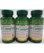 3 Pack Vitamin B-Complex by Nature's Bounty, Time Released Vitamin Suppl... - $26.72