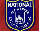 National POP WARNER Little Scholars Patch Vintage Football NEW NOS - $9.85