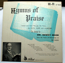 HYMNS OF PRAISE selected by Dewey Erick Sacred LP9026 12&quot; red vinyl 331/3 gospel - £13.14 GBP