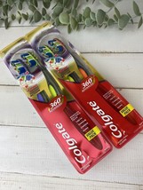 Colgate 360 Advanced 4 Zone Toothbrush Value 2 Pack 267 Soft Lot of 2 New - £9.24 GBP