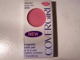 CoverGirl Magnetic Color Pot Lip Gloss 445 Pink Chic - £3.60 GBP