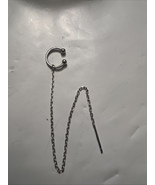 925 Sterling Silver Ear Cuff Thread Threader Line Dangle Earring - €13,66 EUR