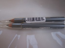 Jordana Mini Eyeliner Eye Pencils Set of 2 Silver - $4.09
