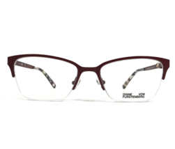 Diane von Furstenberg Eyeglasses Frames DVF8056 690 Burgundy Red 52-17-135 - £29.41 GBP