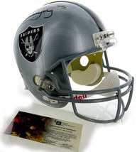 Oakland Raiders Full Size Football Helmet signed by Howie Long comes with COA - £228.08 GBP