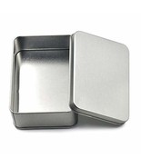 Fujiyuan 1 Pcs 48mm Tinplate Iron Tin Storage Case Square Small Box Cont... - $6.85