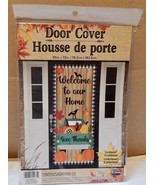 Door Cover Fall To Thanksgiving Halloween 30&quot; x 72&quot; Welcome To Our Home ... - $6.64 CAD