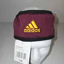 Arizona State Sun Devils Adidas Earband Headband Swear Band Burgundy S/M... - $13.64