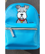 Marc Tetro Schnauzer Dog Backpack Blue Turquoise Back Pack Mini Schnauze... - £48.27 GBP