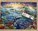 LaFayette Puzzle Factory Ocean of Life Dolphins Sea Turtles Jigsaw Puzzle - £20.10 GBP