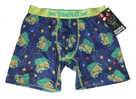 SCOOBY-DOO Christmas Trees on Decorated Van w/Lights Stars Ornaments Boxers Mn&#39;s - £14.19 GBP