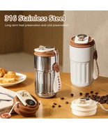 Smart Digital Thermal Bottle Portable Coffee Mug Stainless Steel Water B... - $36.26 CAD
