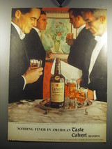 1957 Calvert Reserve Whiskey Advertisement - Nothing finer in American taste - £14.50 GBP