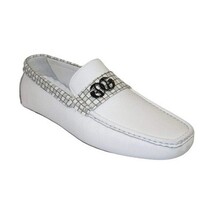 Men's Driving Shoes GENIO Turkey Casual Dress Genuine Leather 120580346 White image 5