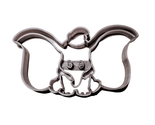 6x Dumbo Elephant Fondant Cutter Cupcake Topper 1.75 IN USA FD988 - £6.38 GBP
