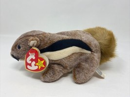 TY Beanie Baby CHIPPER Chipmunk 1999 Retired With Tags - $9.89