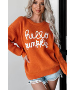 Flamingo Hello Pumpkin Graphic Sweater - $47.22