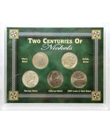 Two Centuries of Nickels 5 Coin Set -Liberty / Buffalo / 1943 Silver / J... - $29.99