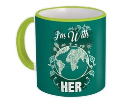 For Earth Protector : Gift Mug Ecology Ecological Green Power Globe Nature Prote - $15.90