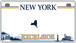 New York Excelsior Novelty Mini Metal License Plate Tag - $14.95