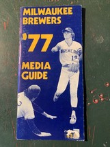 1977  Milwaukee Brewers Baseball media guide Schedule Robin Yount Cover - £11.84 GBP