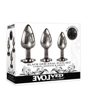 Evolved Black Gem Anal Plug Set - £39.94 GBP