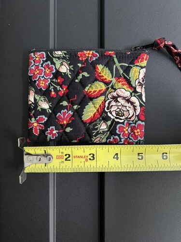 Vintage Vera Bradley Anastasia Jilly Shoulder Crossbody Petite Coin Change Purse Item image 8