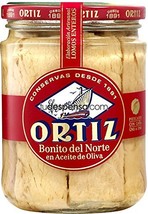 Ortiz White Tuna in Olive Oil Bonito Del Norte Net Wt 7.56 Oz (220 g) - £22.77 GBP