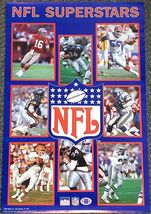 59 NFL Superstars Metal Sign 12x8in Multi-Color Football Decor - $34.67 CAD