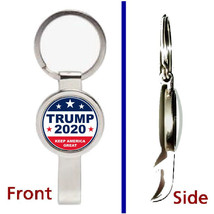 Donald Trump 2020 for President Pendant or Keychain silver secret bottle opener - £11.57 GBP