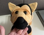 Walmart German Shepherd Puppy Dog Plush Black and Tan Laying Down Stuffe... - $15.79