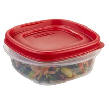 Rubbermaid Easy Find Lids Food Storage Container, 1.25 Cup, Racer Red - £8.99 GBP