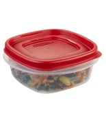 Rubbermaid Easy Find Lids Food Storage Container, 1.25 Cup, Racer Red - £8.79 GBP
