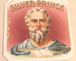 Vintage Silver Prince Cigar Label  - $4.94