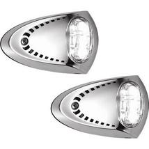 Attwood LED Docking Lights - Stainless Steel - White LED - Pair - £123.00 GBP