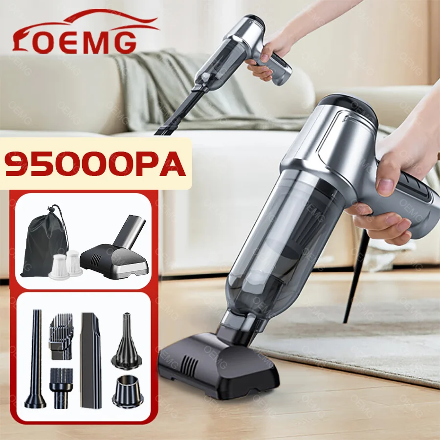 95000PA Car Vacuum Cleaner Wireless Cleaner Powerful Strong Suction Portable - £27.62 GBP+
