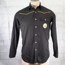 Vintage Pittsburgh Steelers Men&#39;s Shirt Size S Western Pearl Snap-
show ... - £92.62 GBP